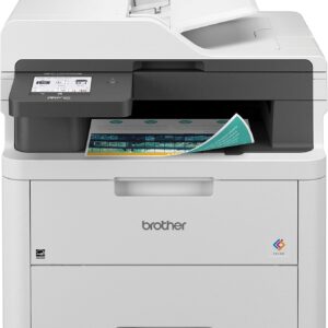 Brother Color Laser Printer All-in-One with Scanner, Copier and Fax – Professional Wireless Business Printer