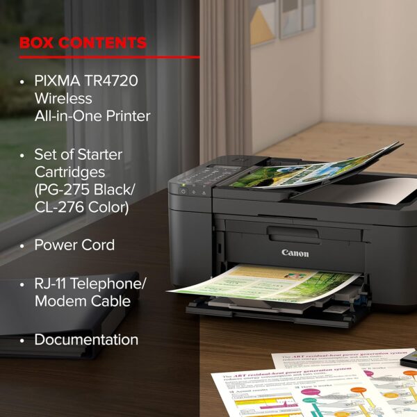 canon pixma tr4720 wireless all in one printer